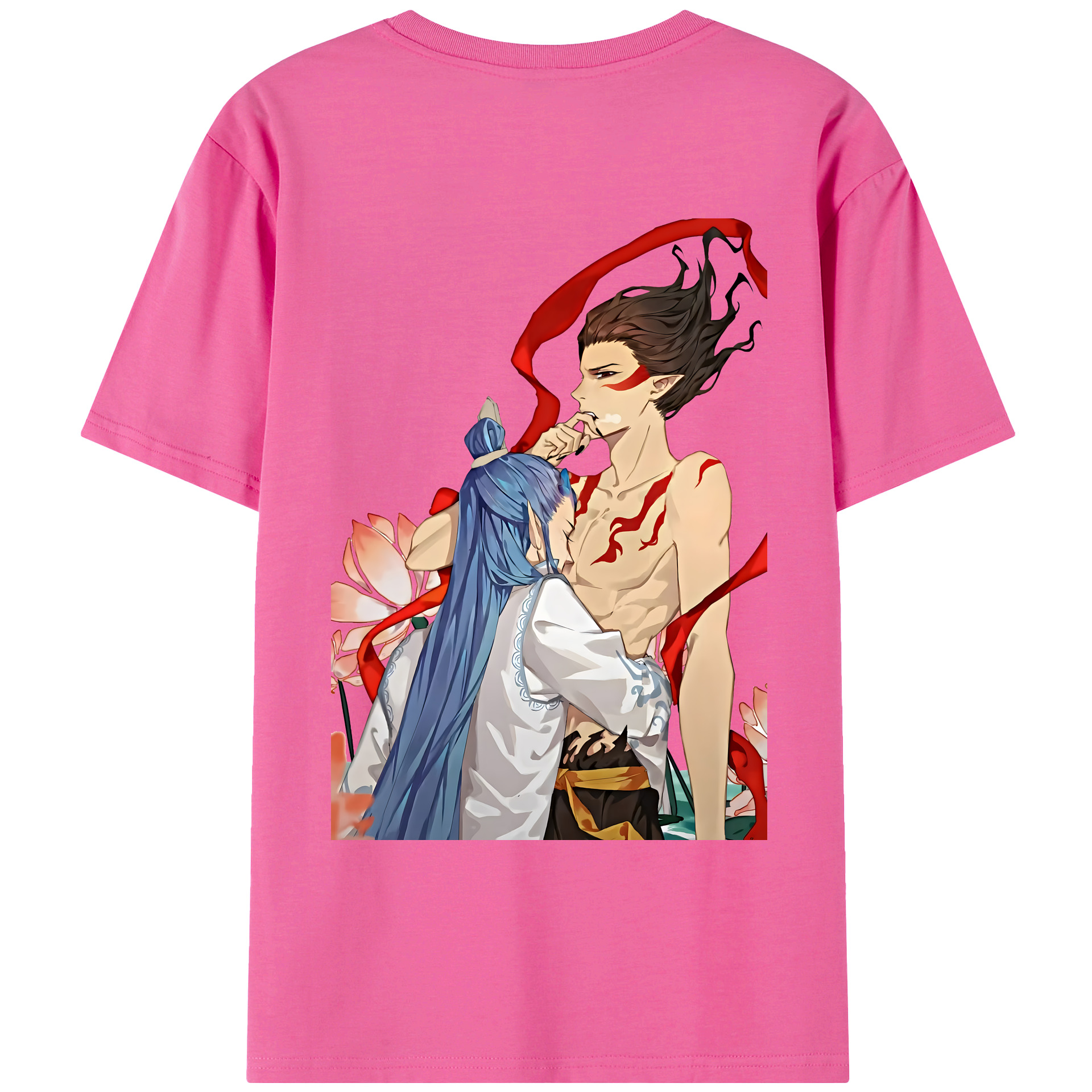 （画像用） Ne Zha 2 ナタ 魔童の大暴れ レディース半袖Tシャツ(バックプリント)